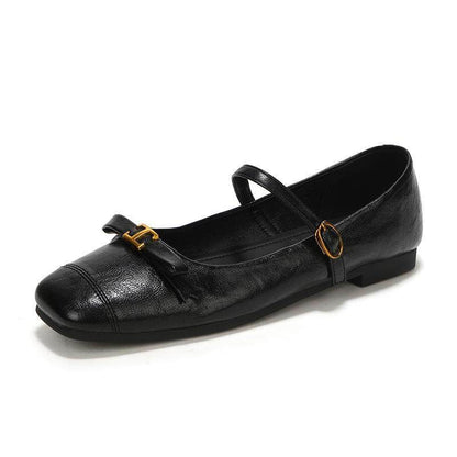 Damen Ballerinas Elegante RiemenSchuhe Komfortabel