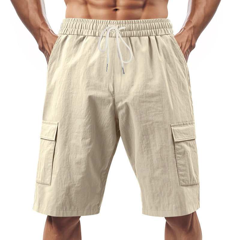 Herren Cargo Shorts Bequem Praktisch Mit Seitentaschen