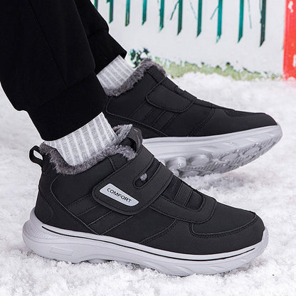Damen Winter-Sneaker Gefüttert Warm mit Klettverschluss