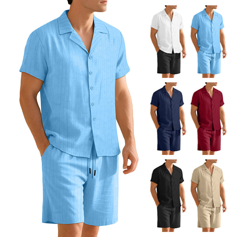 Herren Kurzarmhemd Slim Fit Modern Berlin Stil