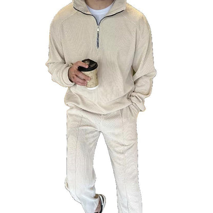 Herren Fleece Trainingsanzug Bequem Sportlich