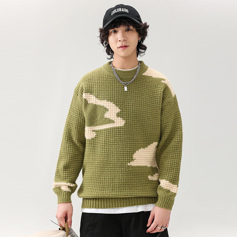Herren Strickpullover Modern Lässig mit Muster