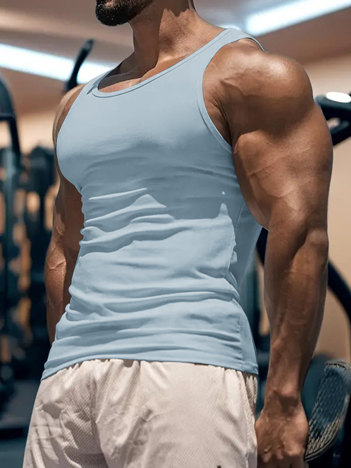Herren Tanktop Sportlich Atmungsaktiv Funktionsshirt