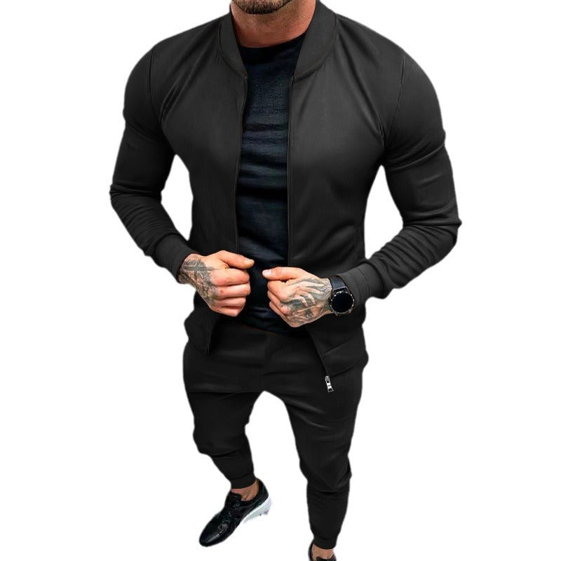 Herren Jogginganzug Sportlich atmungsaktiv mit Reißverschluss