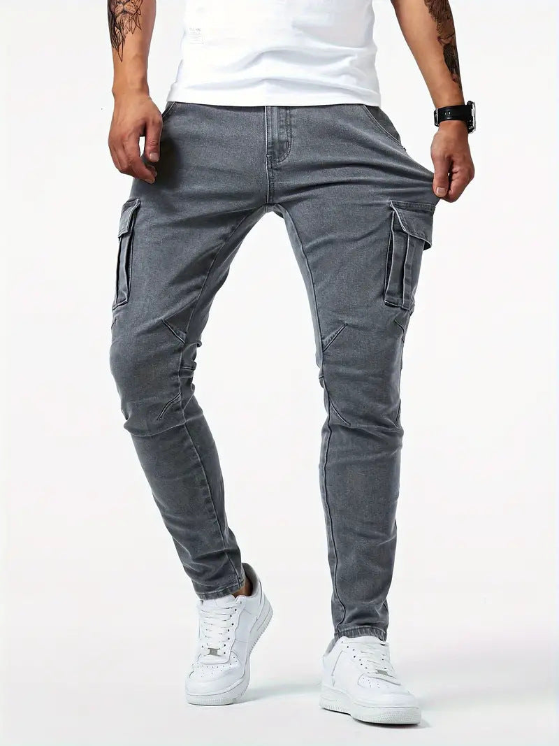 Schlanke Herrenhose Cargo Modern Urban Style