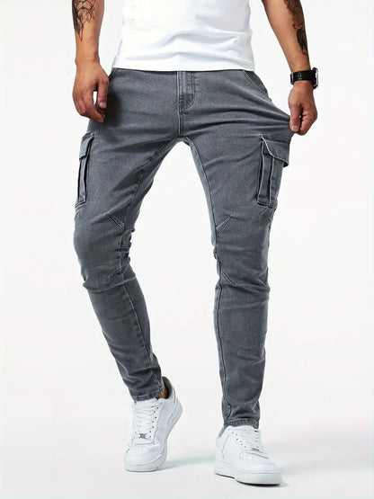 Schlanke Herrenhose Cargo Modern Urban Style