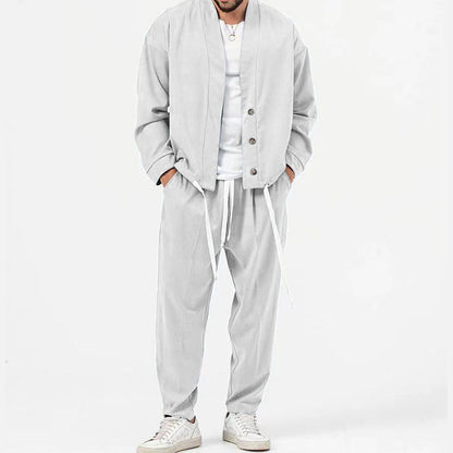 Herren Joggerhose mit leichtem Überwurf Modern Style