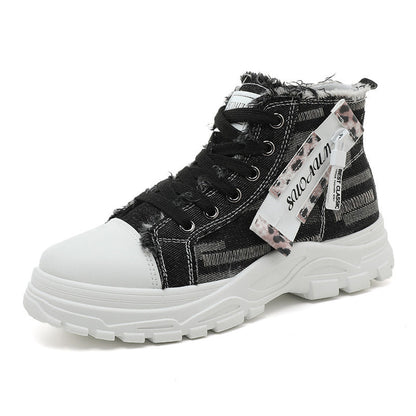 Damen Sneaker Trendig Designer Schuhe Modisch Mit Plakette