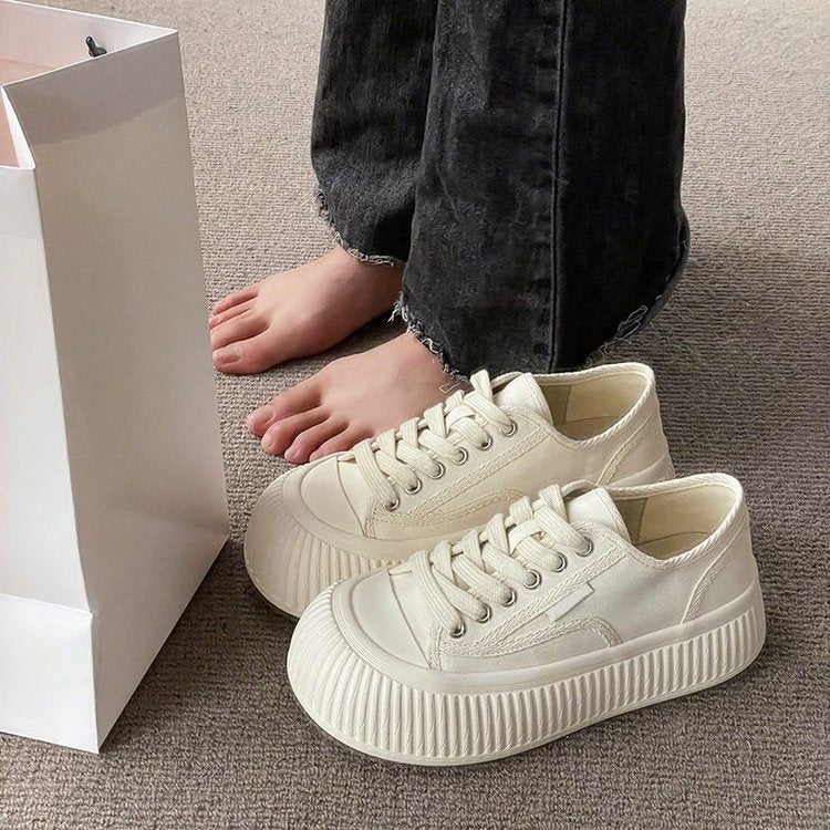 Damen Sneaker Plattform Bequem Dämpfung Elegantes Design - BerlinGlamour