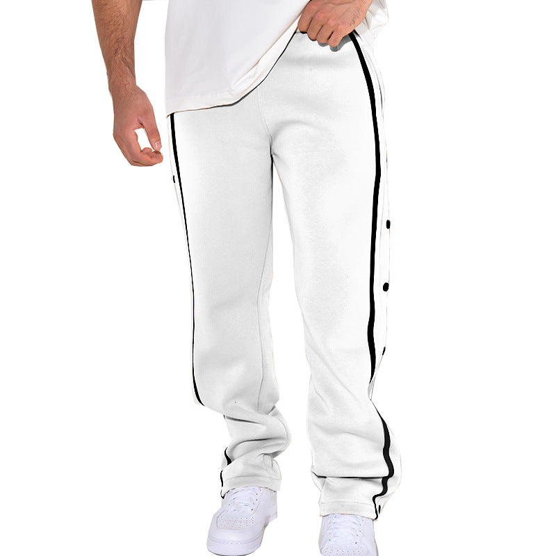 Herren Sporthose Bequem Knopfleiste Sportlich