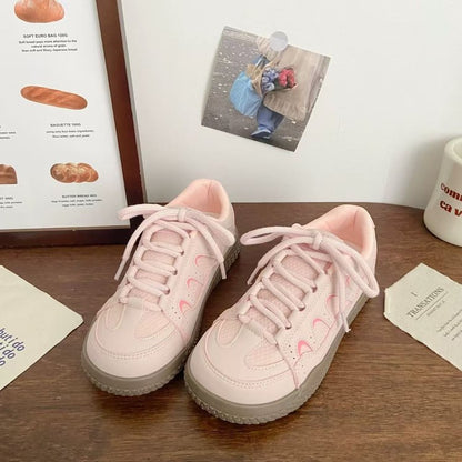 Damen Sneaker Sportlich Komfortable Laufschuhe Weiße Schuhe