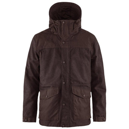 Herren Parkajacke Waterproof mit Abnehmbarer Kapuze