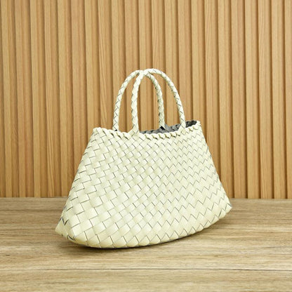 Lederhandtasche Damen Große Echte Ledertasche Mit Doppelhenkeln