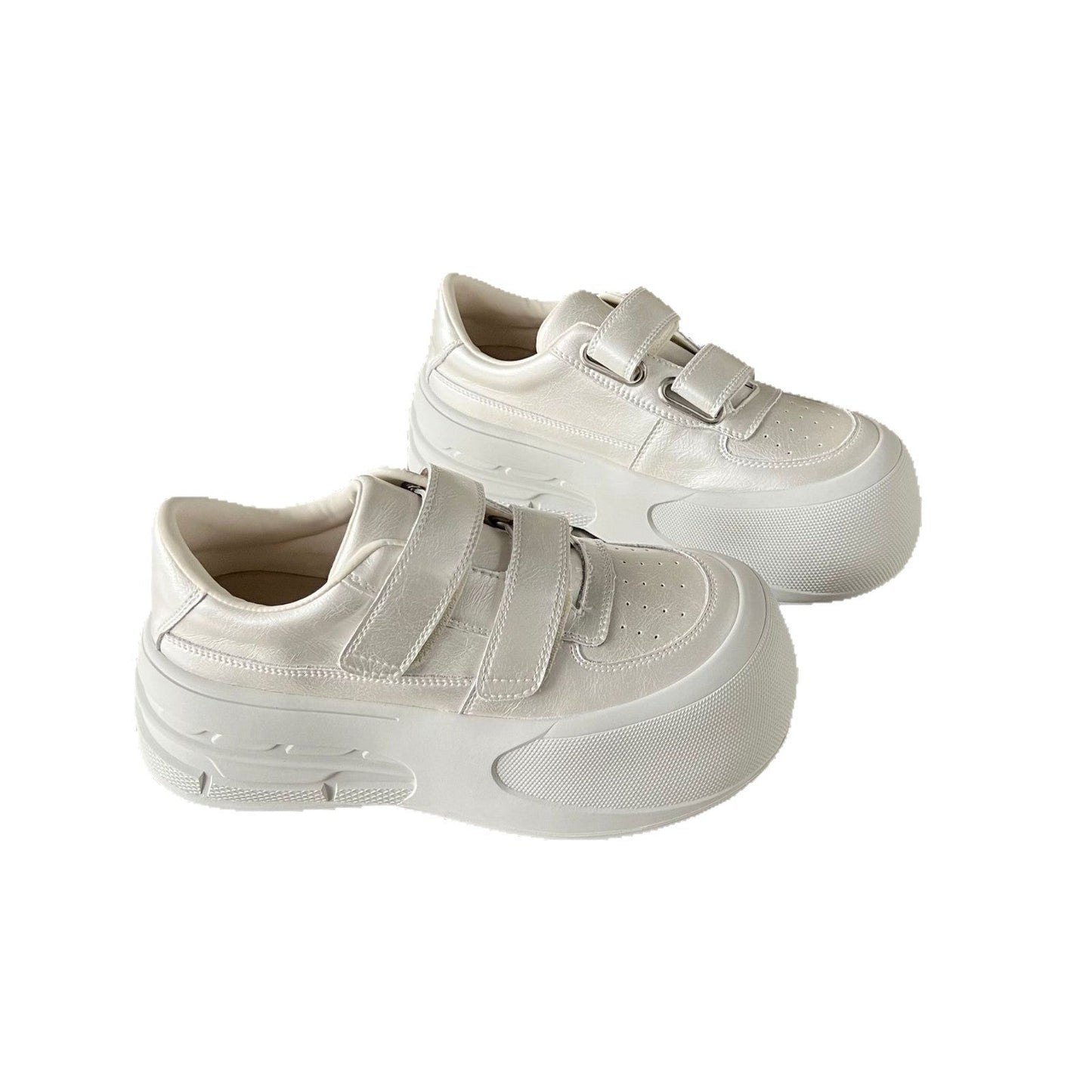 Damen Sneaker Sportlich Luftig Klettverschluss