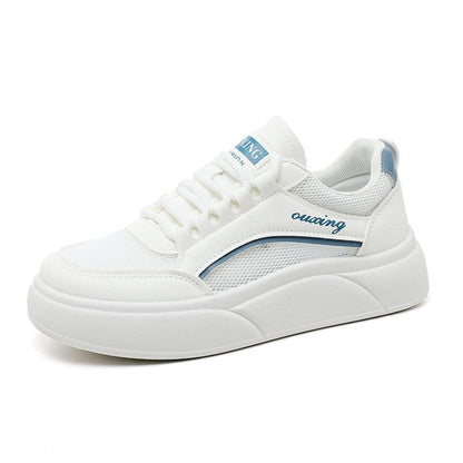 Damen Plateau Sneaker Atmungsaktiv Sportlich Modern - BerlinGlamour