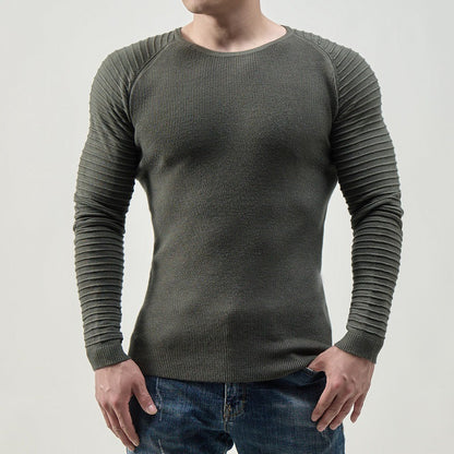 Herren Strickpullover Modern Raglan Ärmel Großzügig