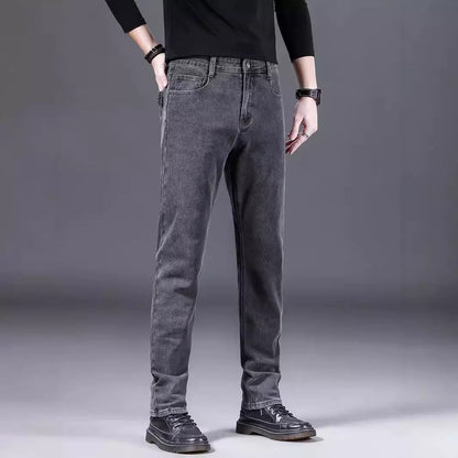 Herren Jeans Slim Fit Weich Denim Modern