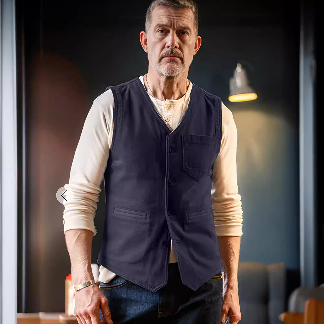 Herren Weste Modern Stilvoll Praktisch