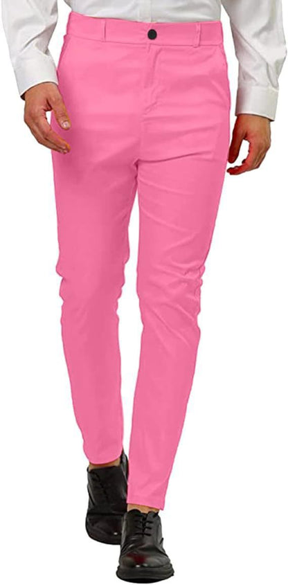 Herren Slim-Fit Hose Modern Elegant Schwarz