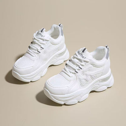 Damen Sneaker bequem elastisch mit dämpfender Sohle