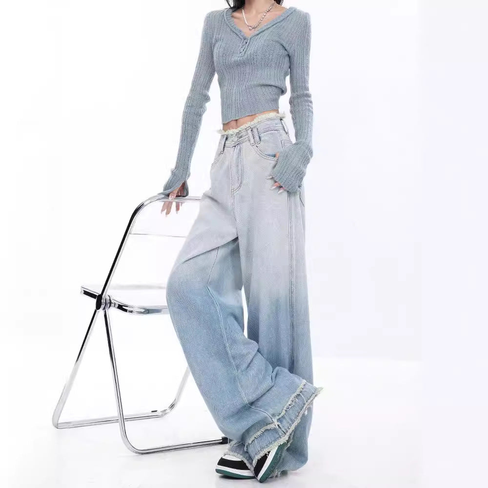 Weite Damen Jeanshosen Mit Stretch