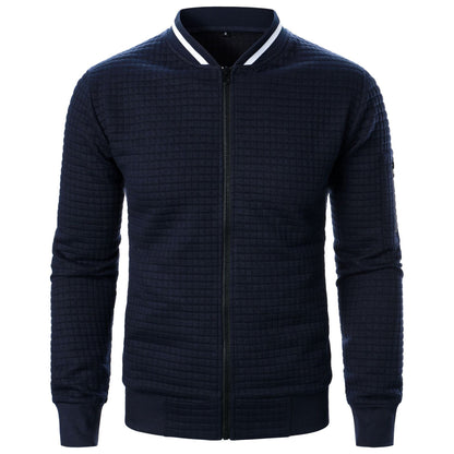 Herren Steppjacke Sportlich Funktionell mit Strukturdesign