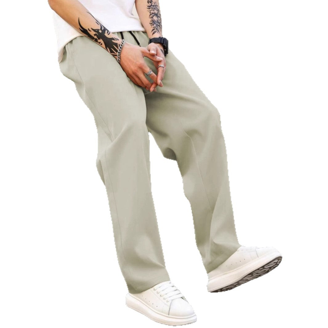 Bequeme Herren Freizeithose Locker Leger