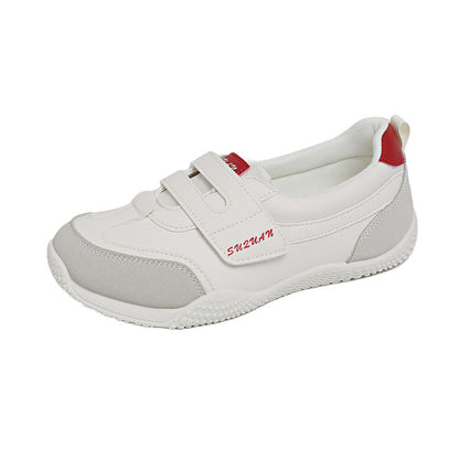 Damen Sneaker Sportlich Klettverschluss Bequem