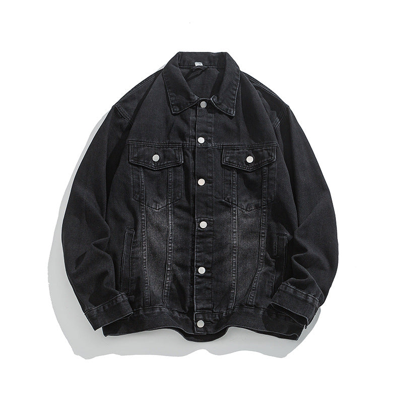 Herren Denimjacke Slim Fit Klassisch Elegant