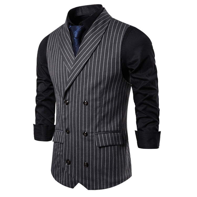 Herren Anzugweste Elegant Schwarze Slimfit