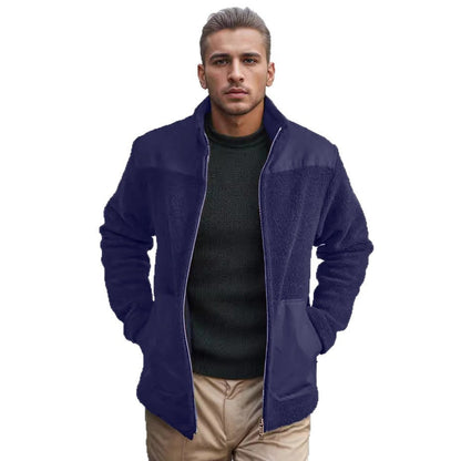 Herren Fleecejacke Warm Elegante Kuscheljacke