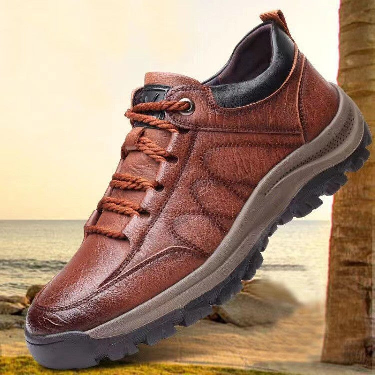 Damen Leder Schuhe Komfortabel Stylisch Freizeit