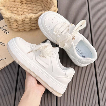 Damen Plateau Sneaker Bequem Luftdämpfung Modisch