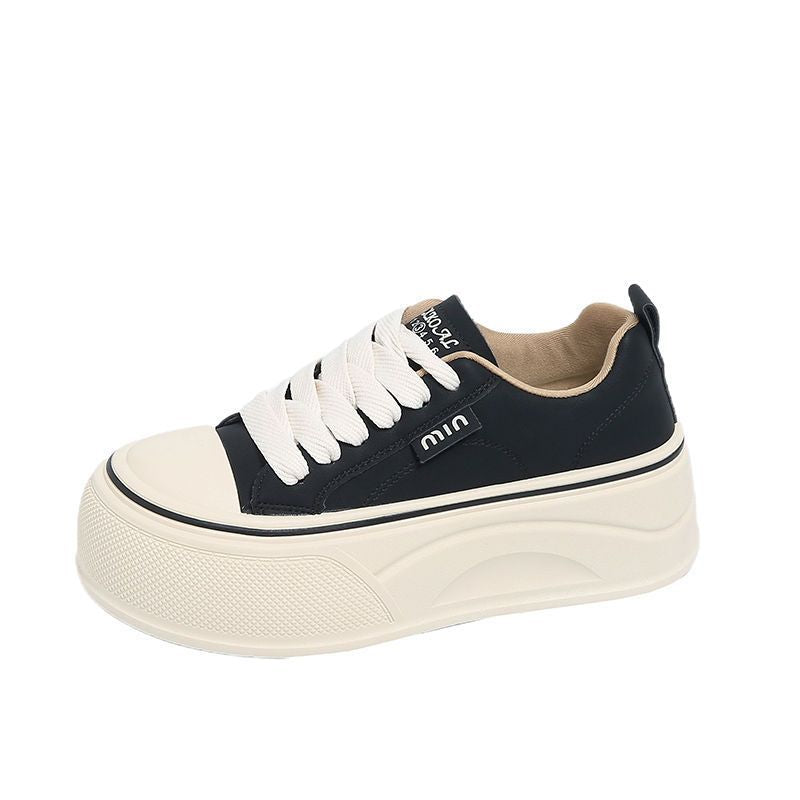 Damen Sneaker Plateau Bequem Elastisch