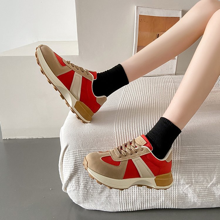 Damen Sneaker Sportlich Bequem Weiß