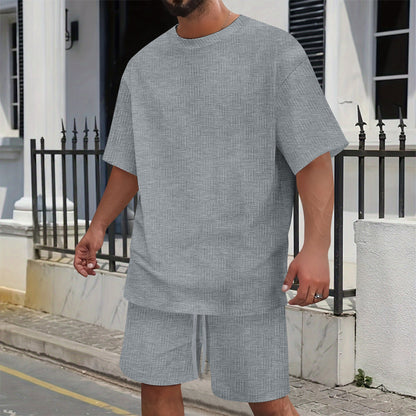 Herren Sommer Set Kurzarmshirt und Bermudas Berlin Style