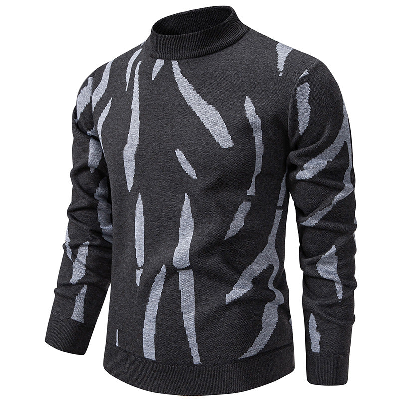 Modischer Herren Pullover Grafik Muster Trendig - BerlinGlamour