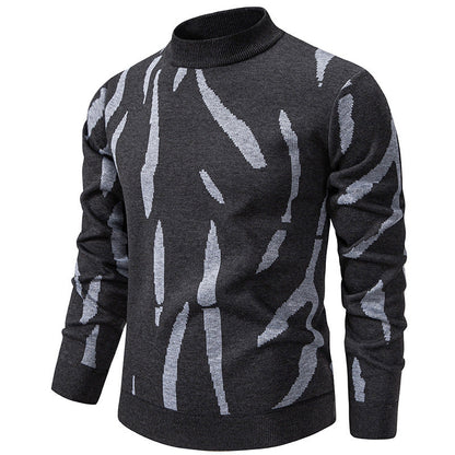 Modischer Herren Pullover Grafik Muster Trendig - BerlinGlamour