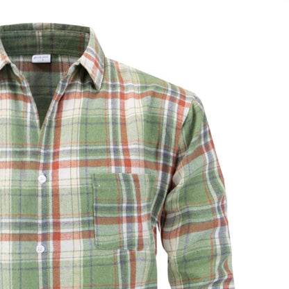 Herren Karohemd Langarm Modern Style