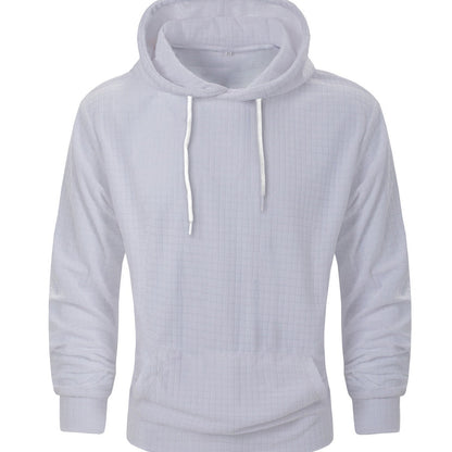 Herren Kapuzenpullover Lässig Strukturstoff Modern - BerlinGlamour