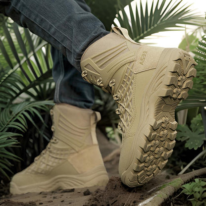 Herren Outdoor-Stiefel Robust Wasserdicht mit hoher Knöchelstütze
