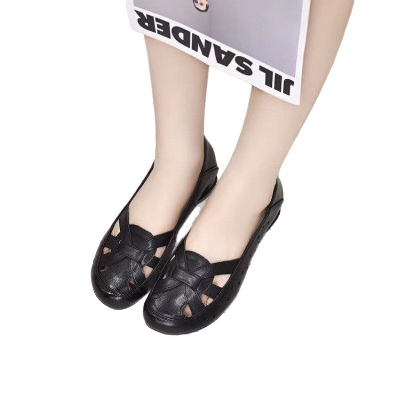 Damen Halbschuhe Elegante Cut-Outs Komfort Damenschuhe