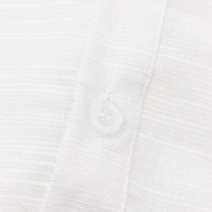 Herren Kurzarmhemd Modern mit Knopfleiste und Henley Ausschnitt