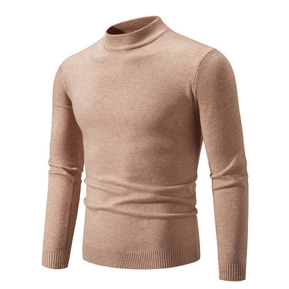 Herren Pullover Rollkragen Baumwolle Hochwertig Elegant
