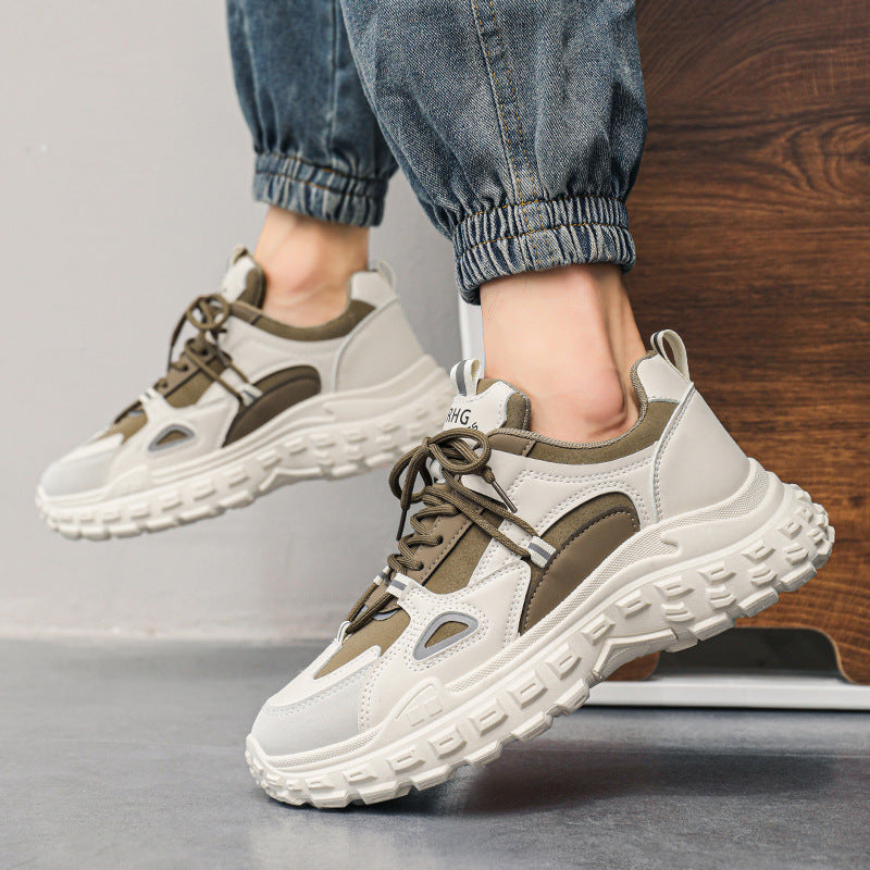 Damen Sneaker Sportlich Chunky mit Dämpfung Rutschfest
