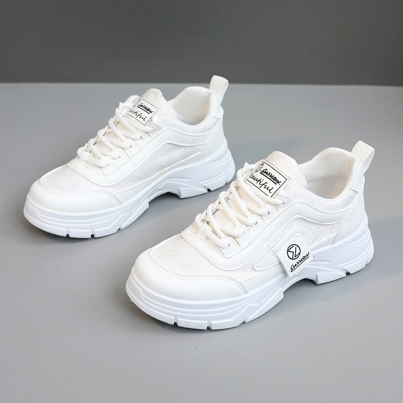 Damen Sneaker Chunky Sportlich Bequem Atmungsaktiv
