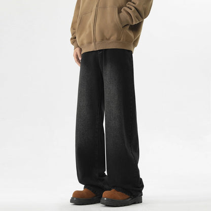 Herren Jeanshose Bequem Weites Bein Komfort Schnitt