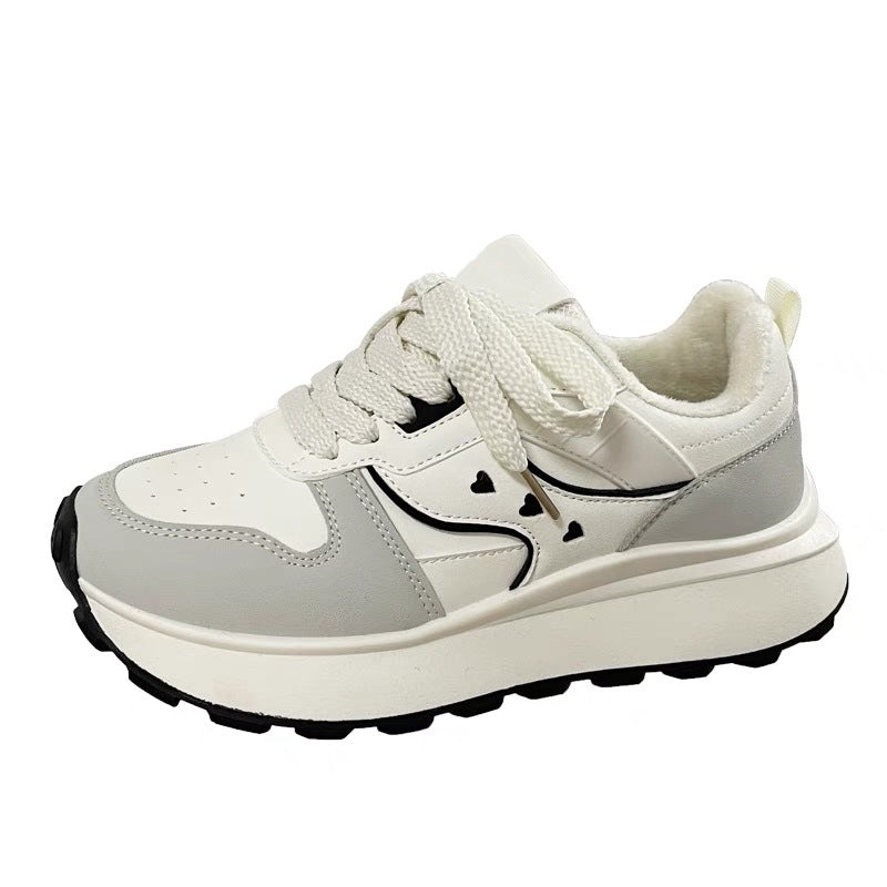 Damen Sneaker Plateau Sportlich Chunky Trendy