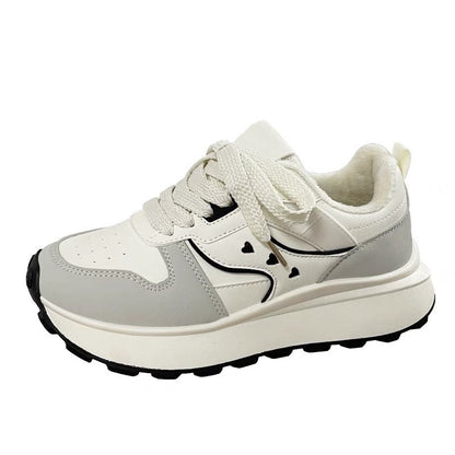 Damen Sneaker Plateau Sportlich Chunky Trendy