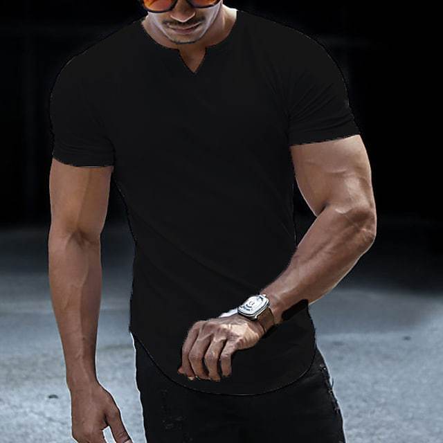 Herren Fitness Shirt Sportlich Leicht